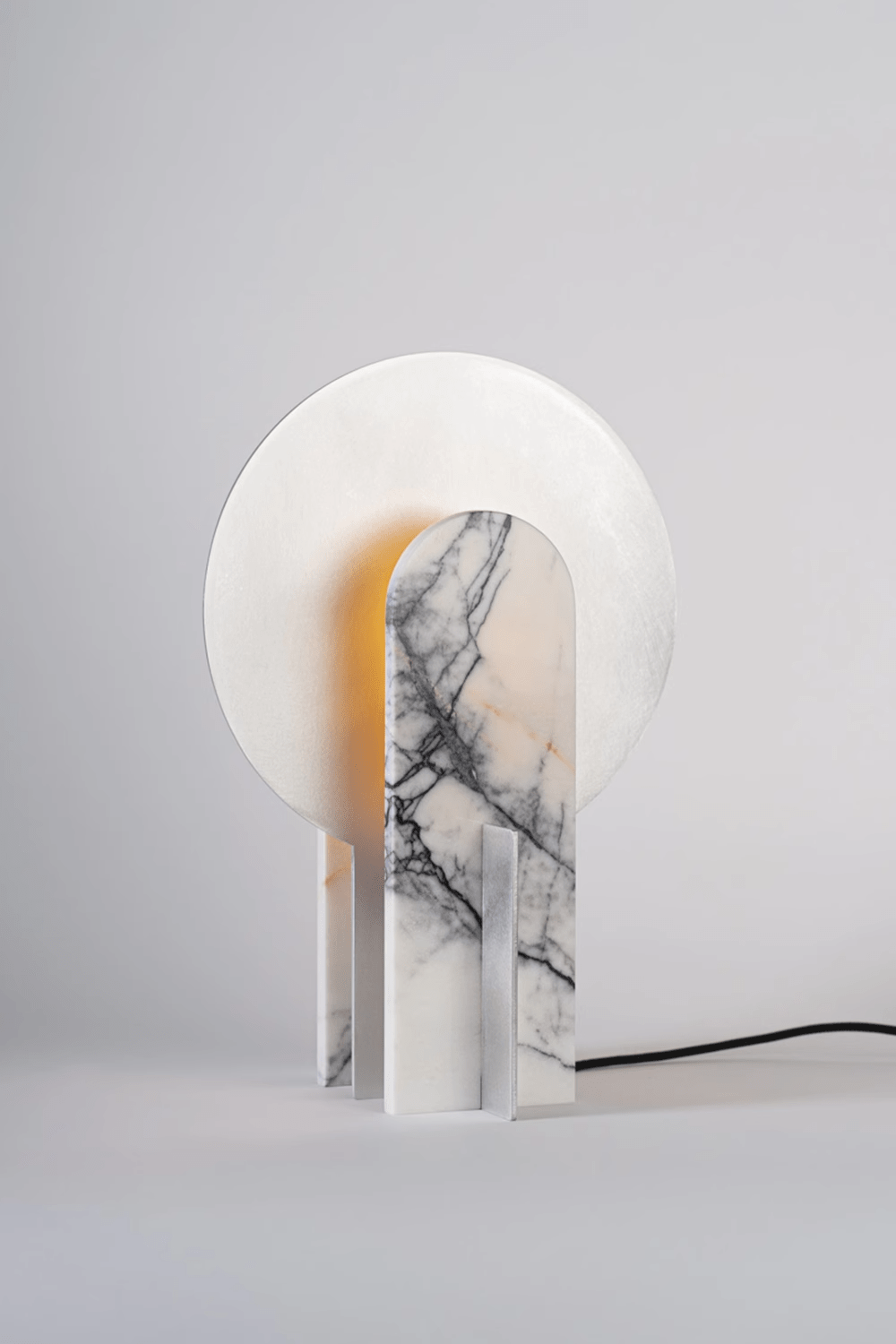Arch Marble Table Lamp-Neutral Decor