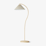 Mytalil Modern Curved Fabric Floor Lamp-Neutral Decor