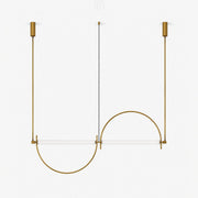 Arched Linear Led Chandelier-Neutral Decor
