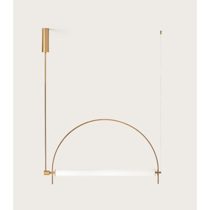 Arched Linear Led Chandelier-Neutral Decor
