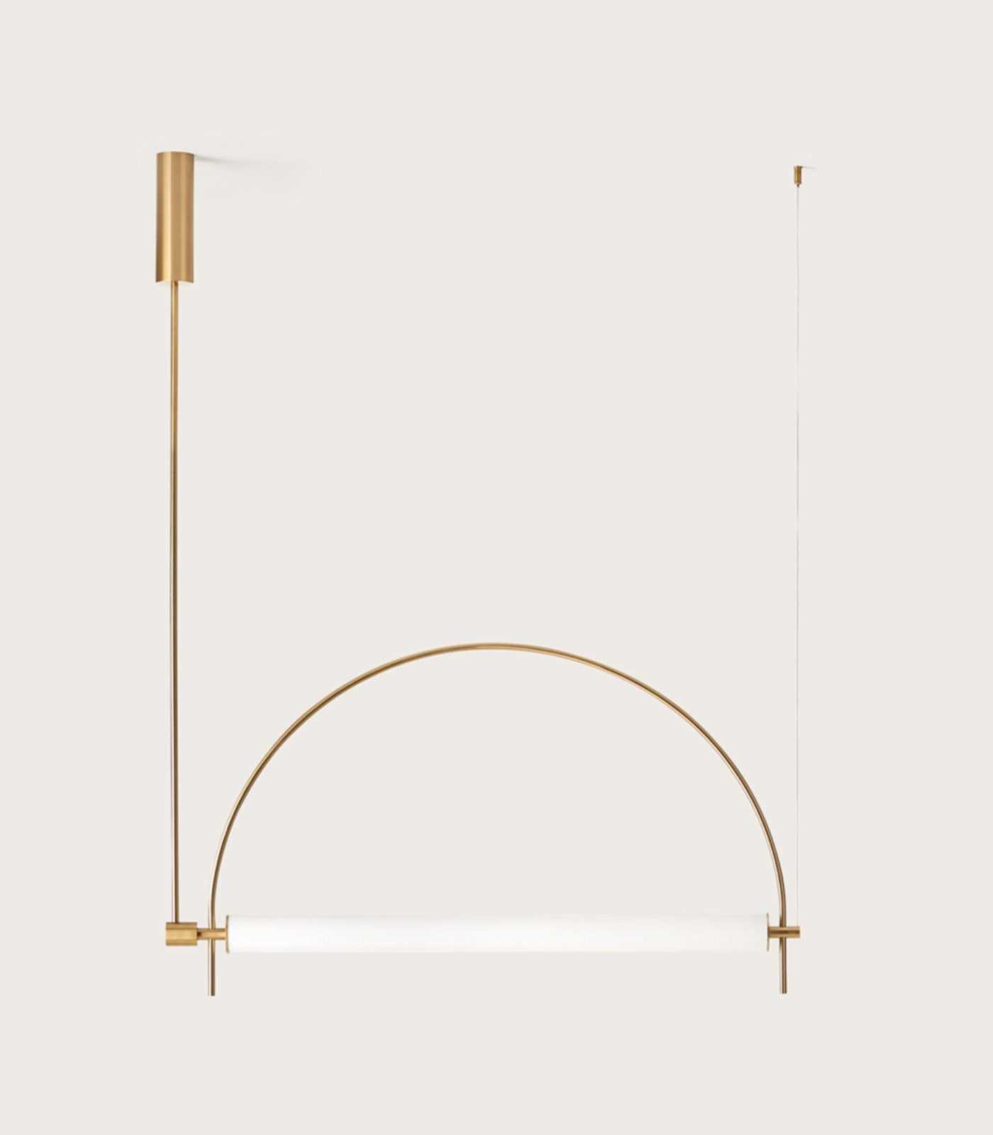 Arched Linear Led Chandelier-Neutral Decor