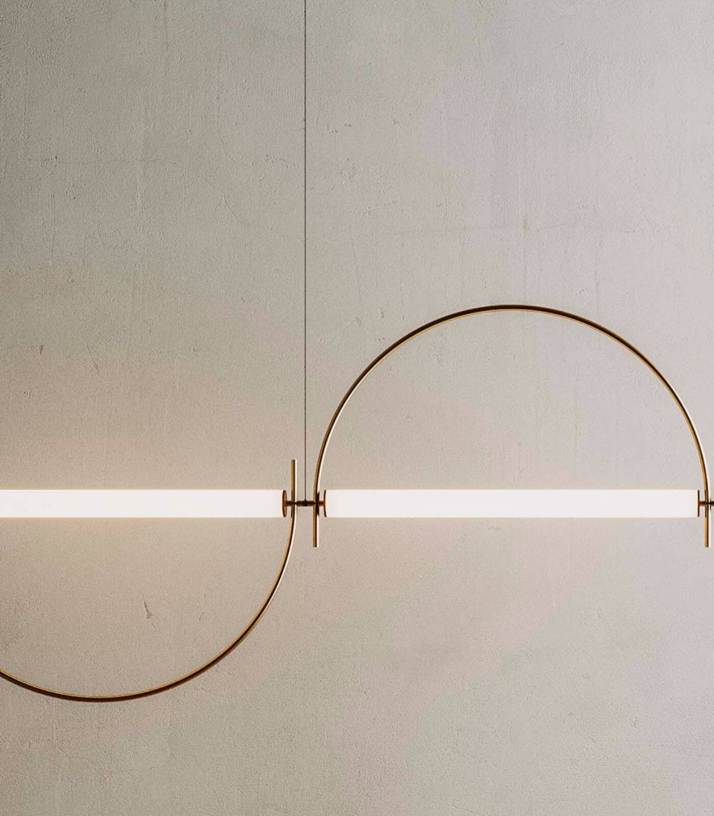 Arched Linear Led Chandelier-Neutral Decor