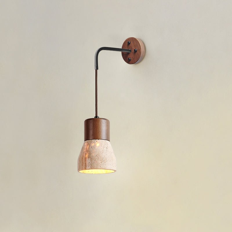 Alcarion Travertine Wall Light-Neutral Decor