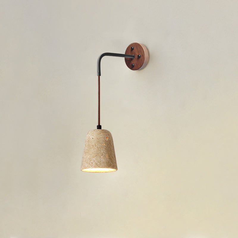 Alcarion Travertine Wall Light-Neutral Decor