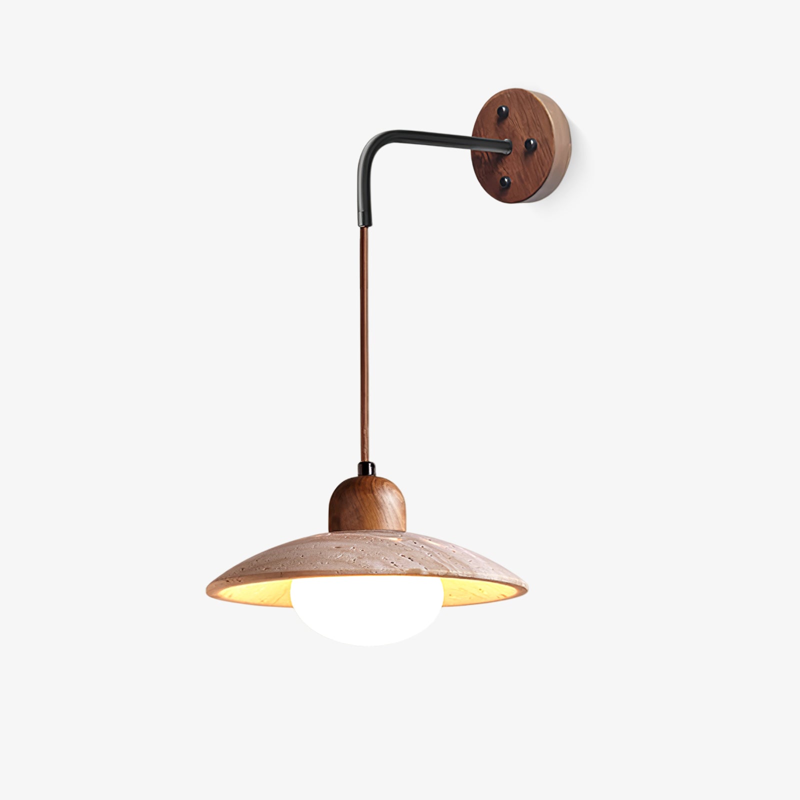 Alcarion Travertine Wall Light-Neutral Decor
