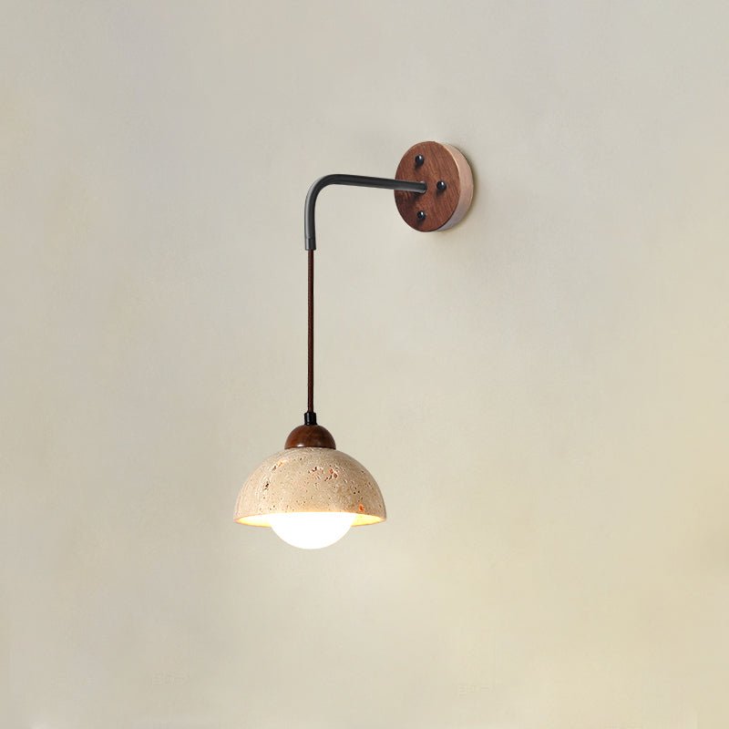 Alcarion Travertine Wall Light-Neutral Decor