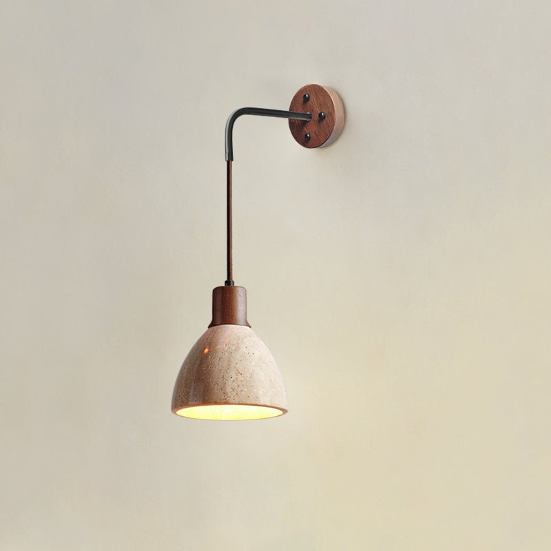 Alcarion Travertine Wall Light-Neutral Decor