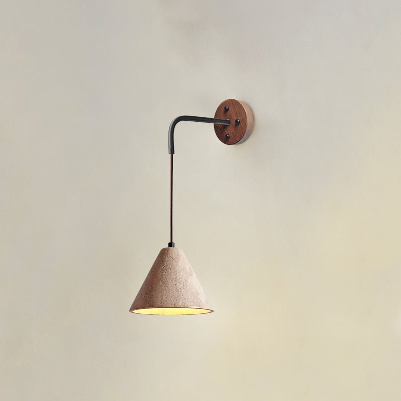Alcarion Travertine Wall Light-Neutral Decor