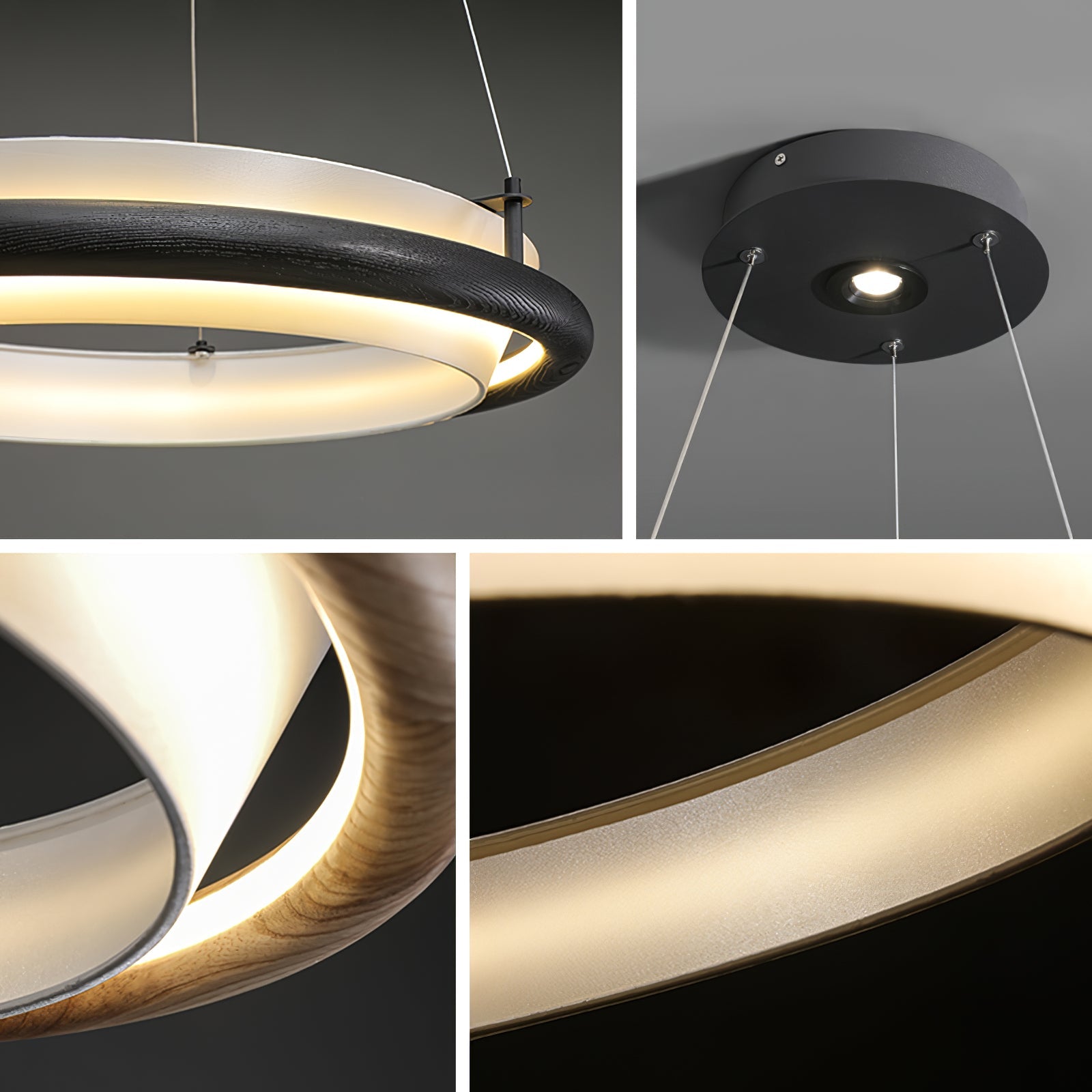 Olvelila Circular Pendant Light-Neutral Decor