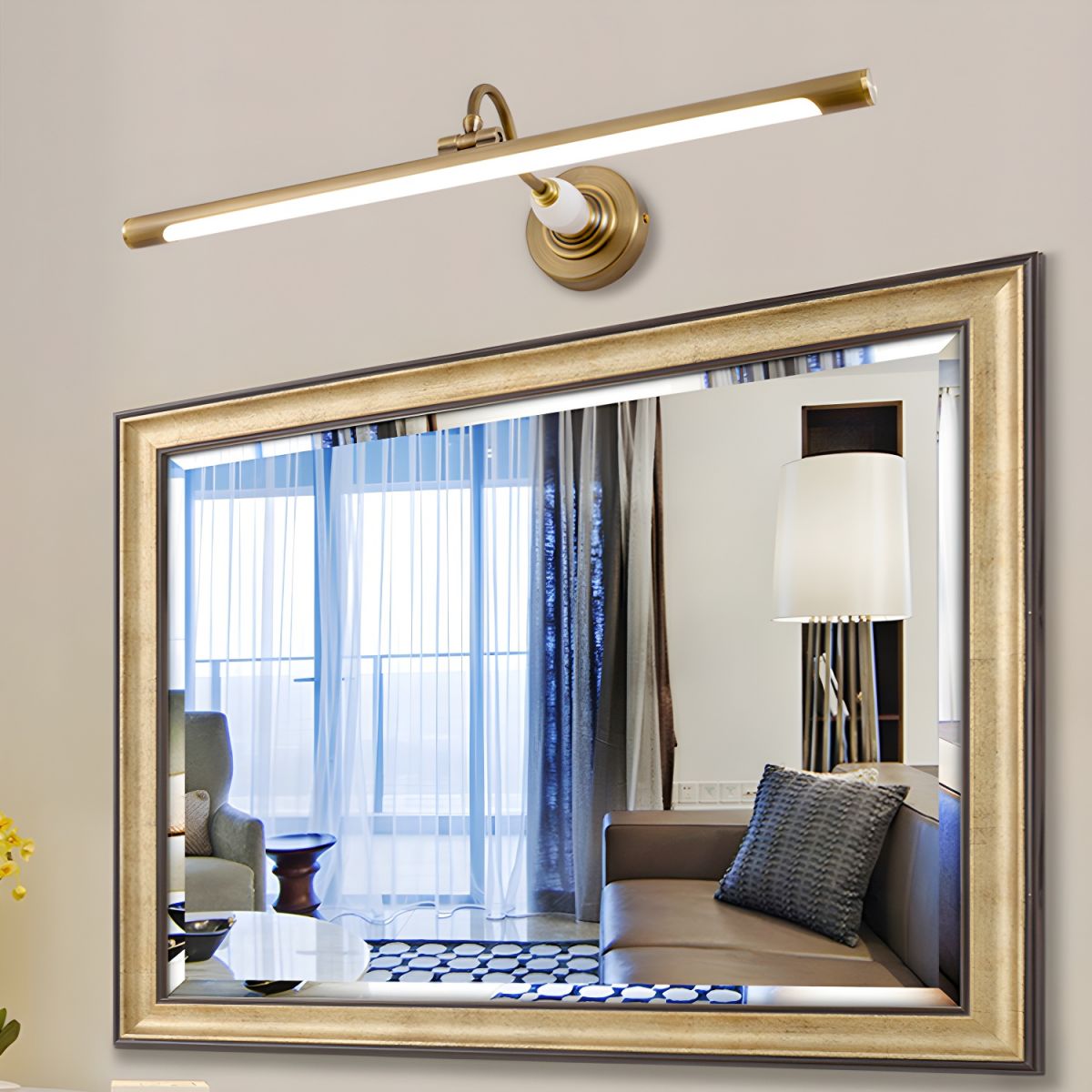 Liveno Elegance Art Linear Wall Light-Neutral Decor