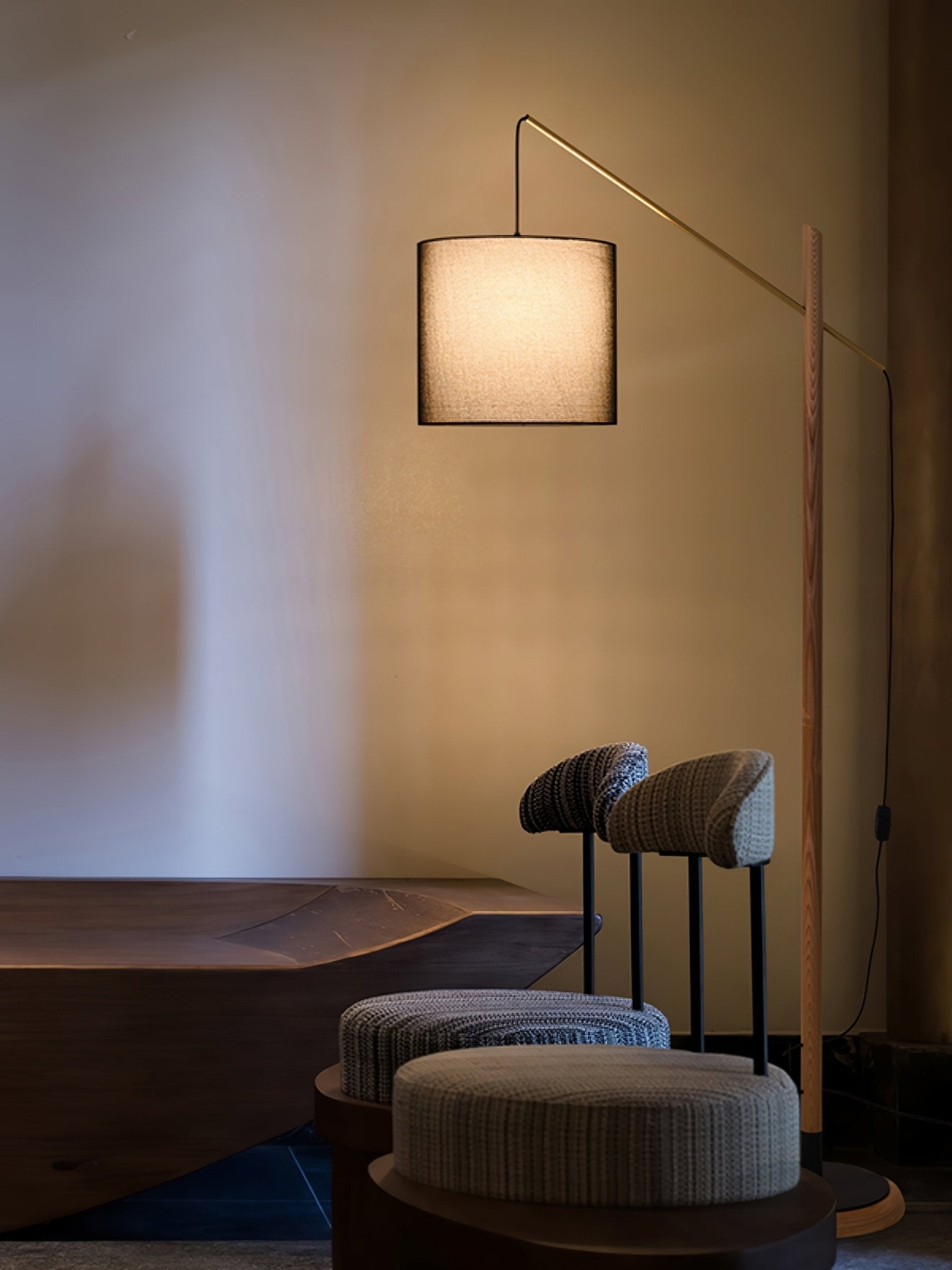 Nyvariol Minimalist Wood Floor Lamp-Neutral Decor