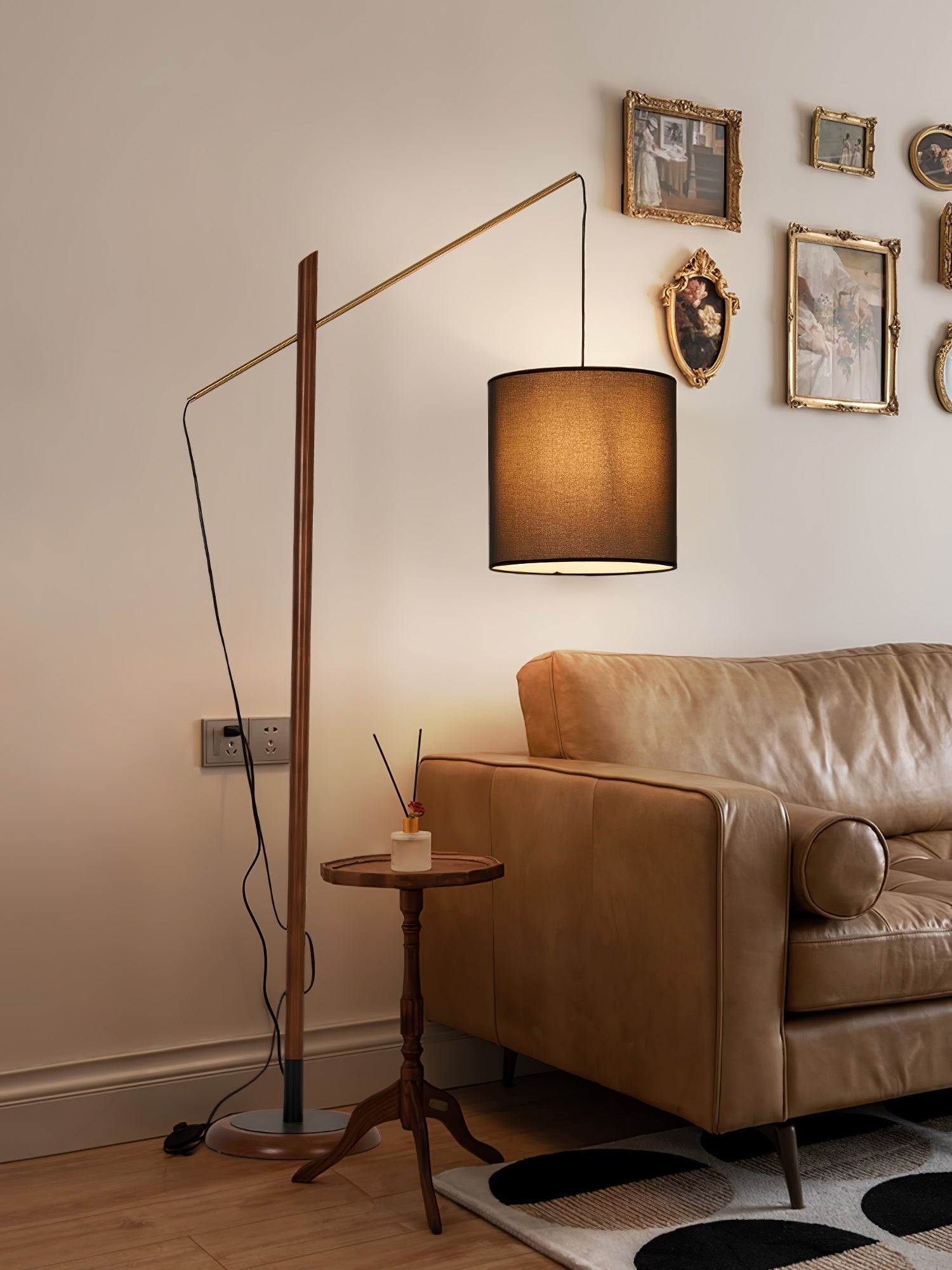 Nyvariol Minimalist Wood Floor Lamp-Neutral Decor