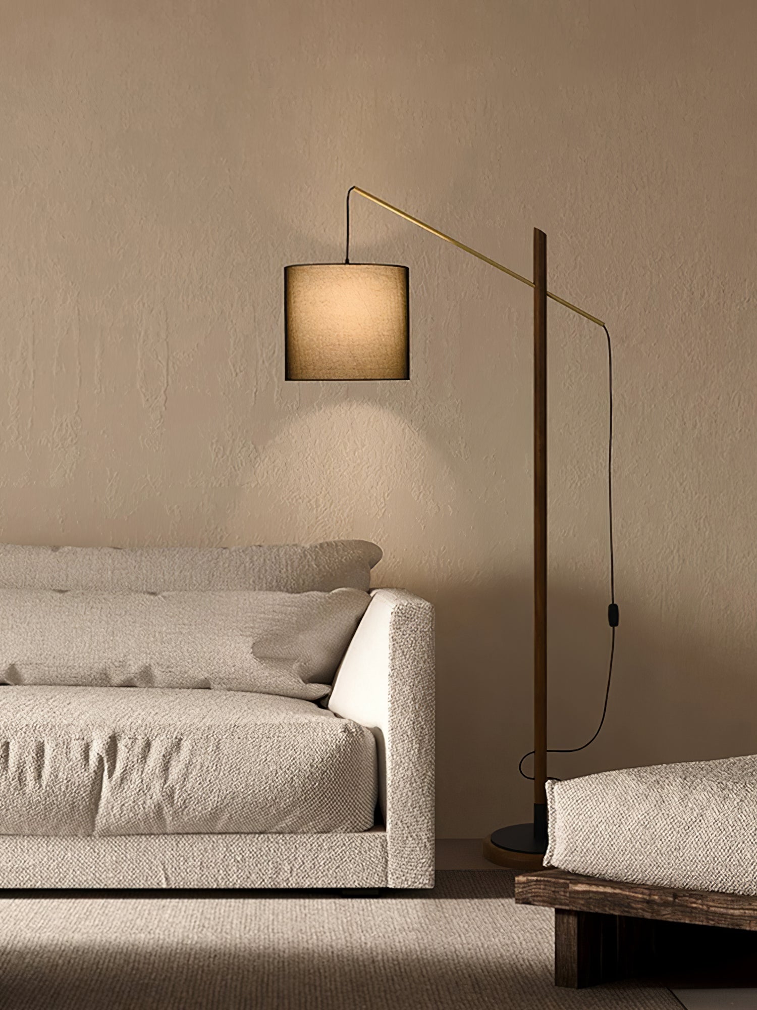Nyvariol Minimalist Wood Floor Lamp-Neutral Decor