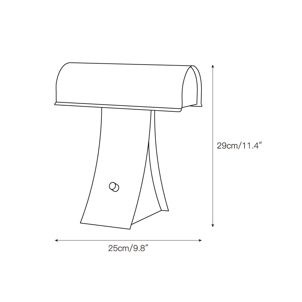 The Archive Table Lamp shown in the Silver & Black finish.