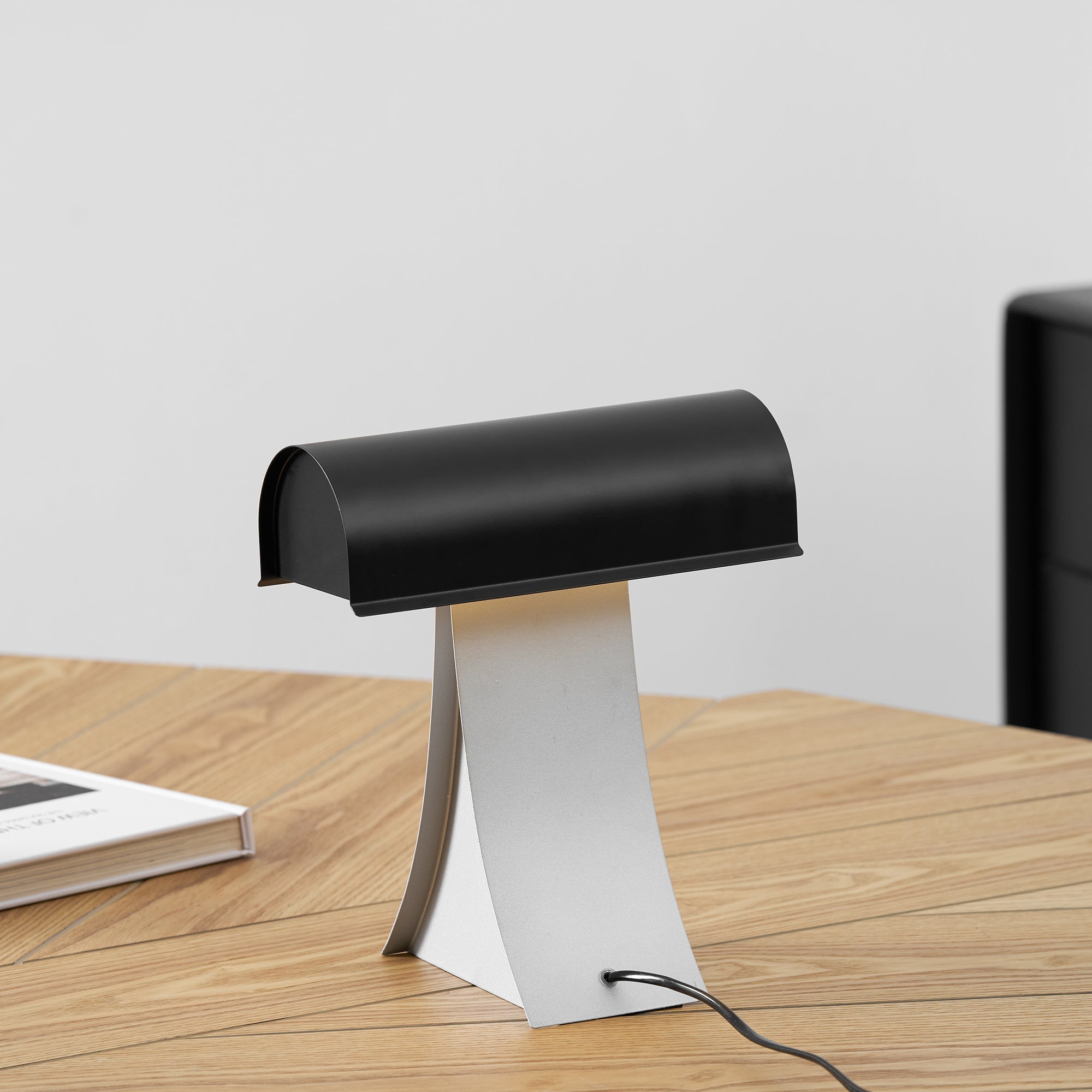 Top-down view of the Archive Table Lamp's shade.