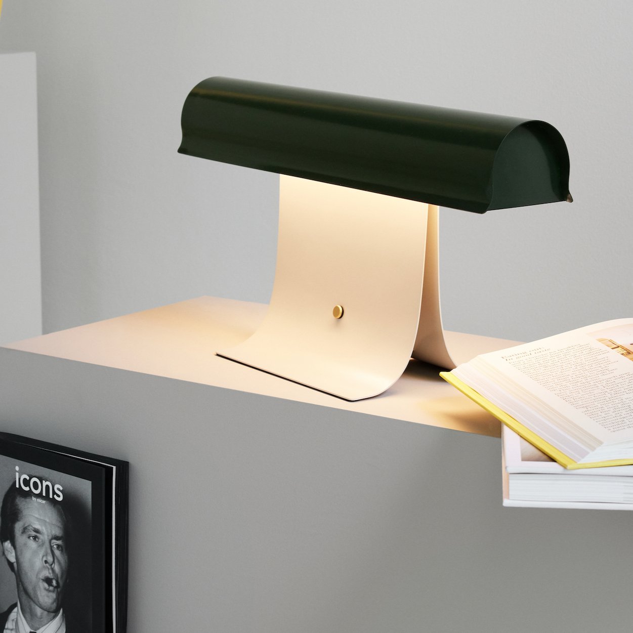 Liorven Steel Industrial Table Lamp-Neutral Decor