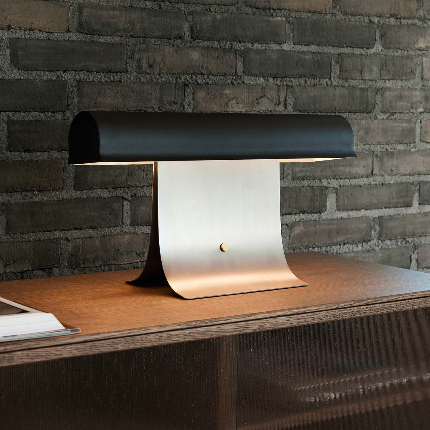 Liorven Steel Industrial Table Lamp-Neutral Decor