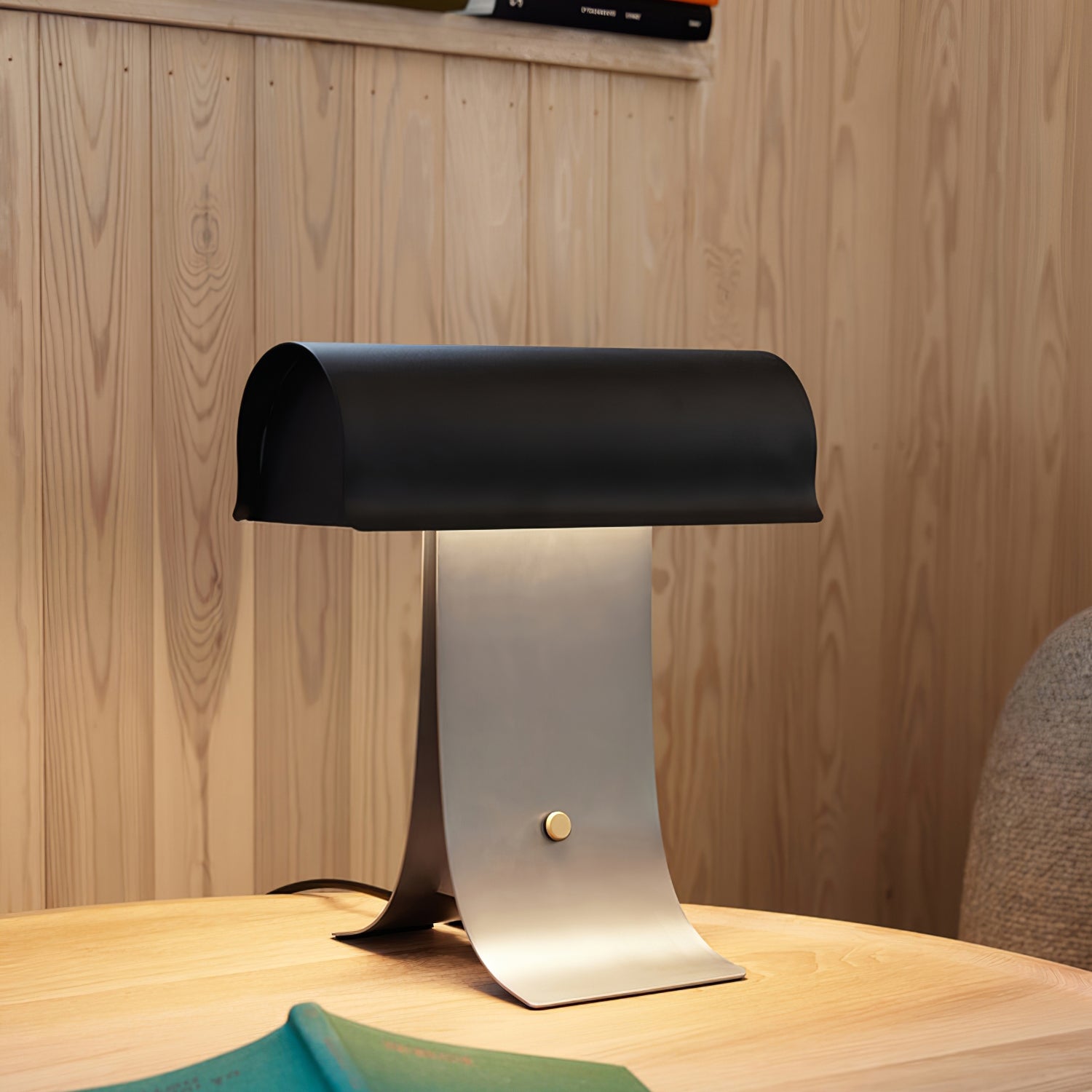 Liorven Steel Industrial Table Lamp-Neutral Decor