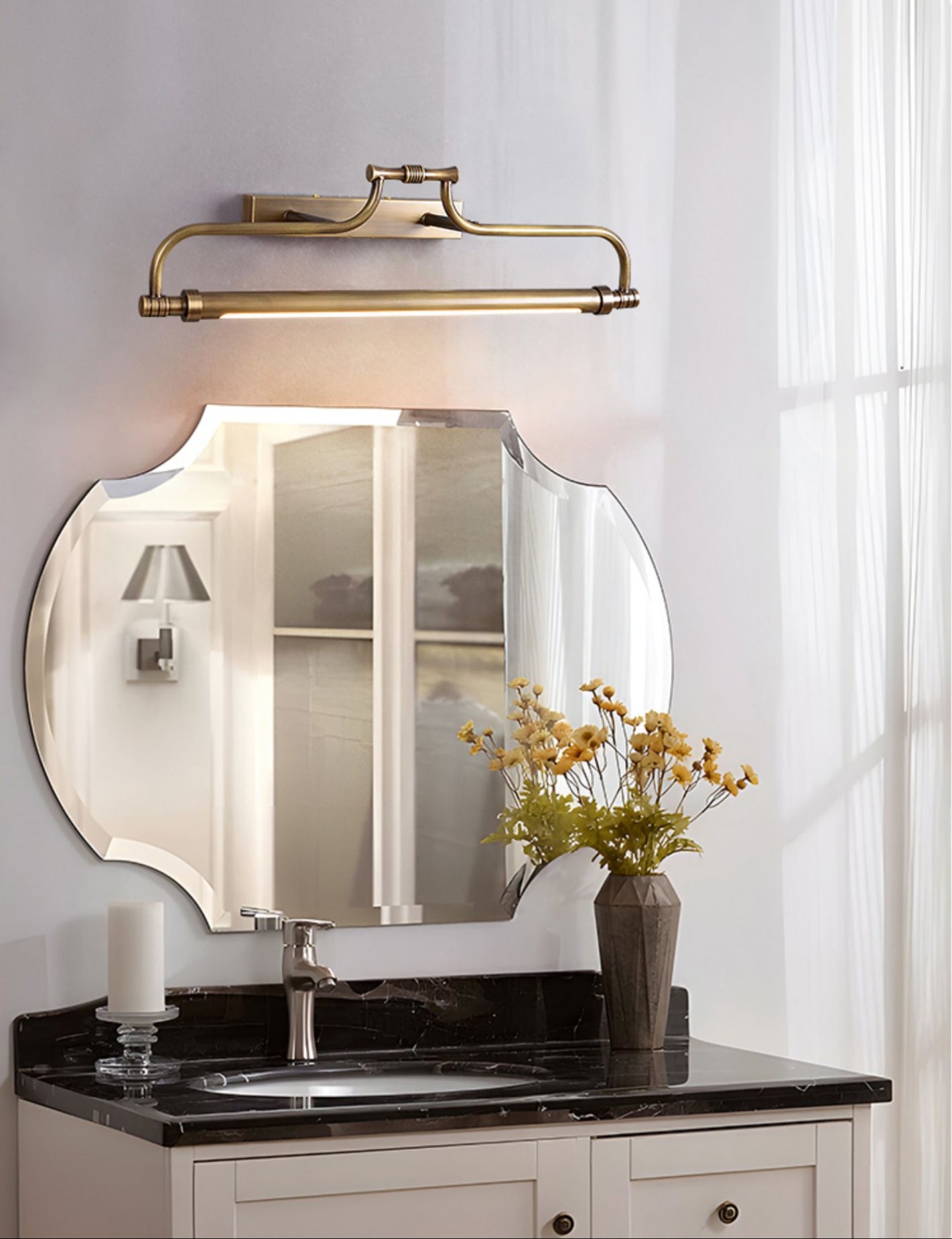 Nova Gallery Vanity Wall Light-Neutral Decor