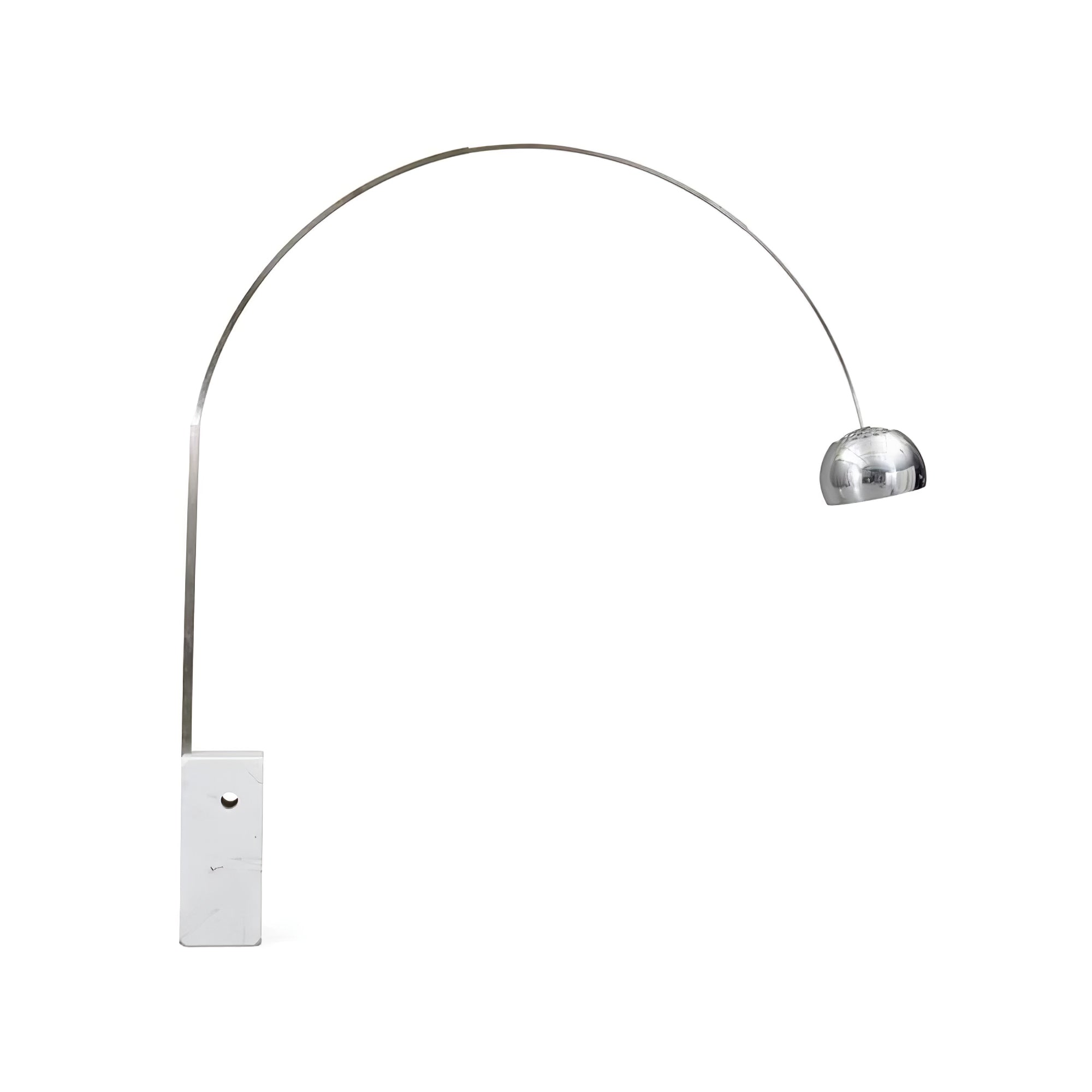 Alevra Steel Marble Floor Lamp-Neutral Decor
