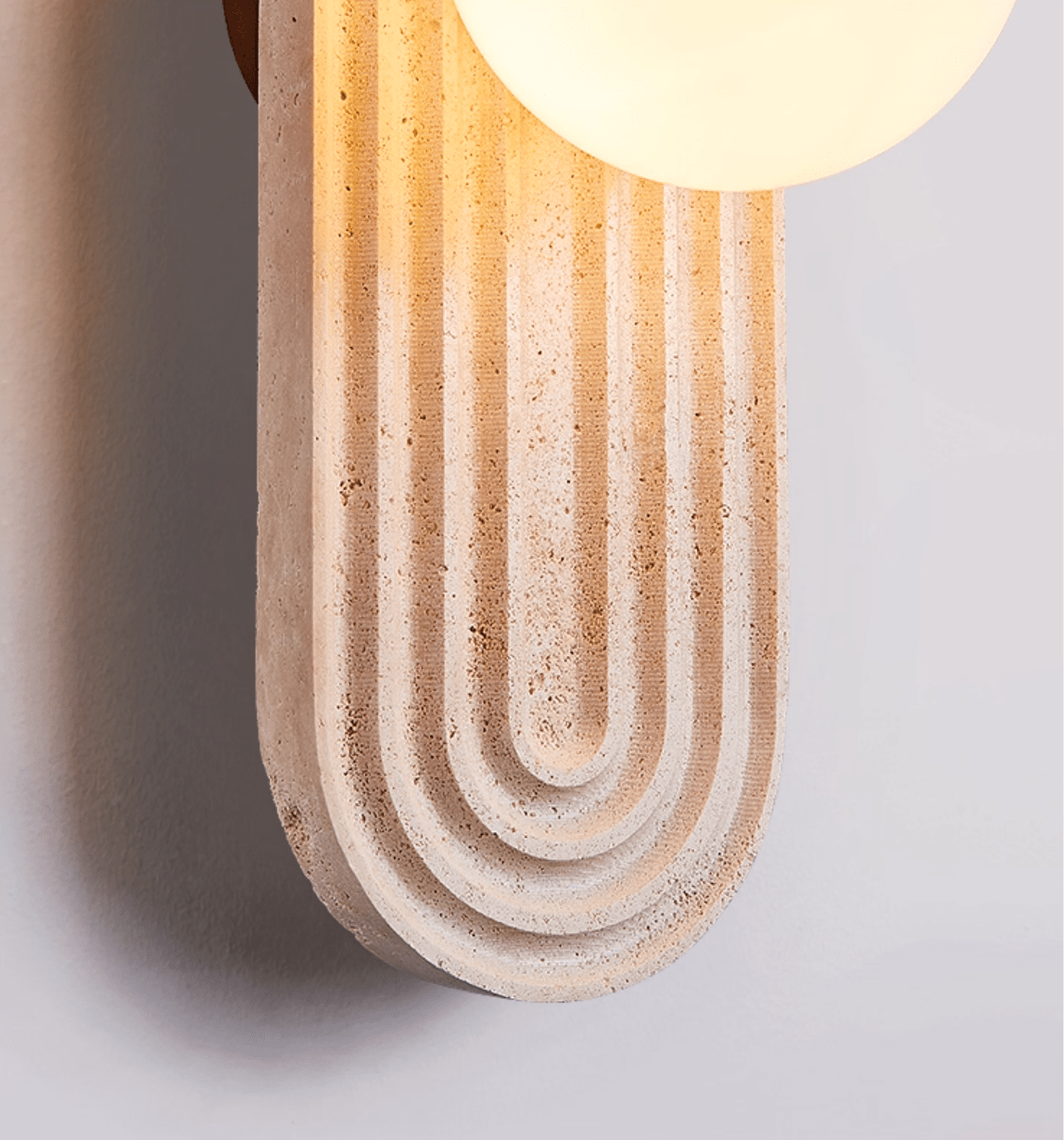 Fuleno Travertine Wall Light-Neutral Decor