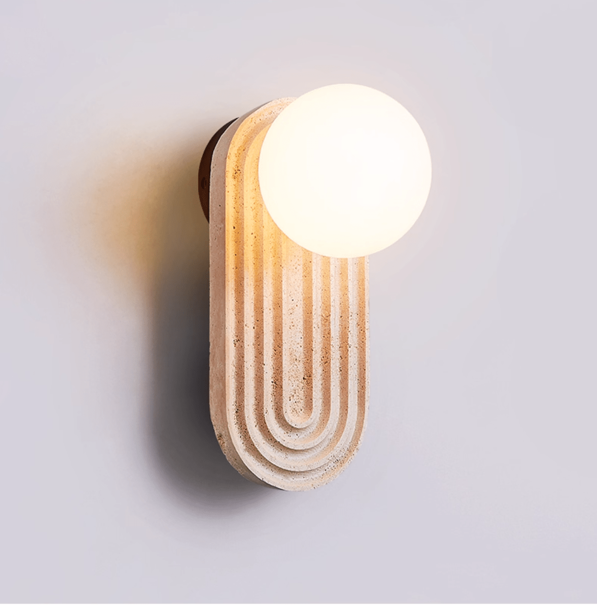 Fuleno Travertine Wall Light-Neutral Decor