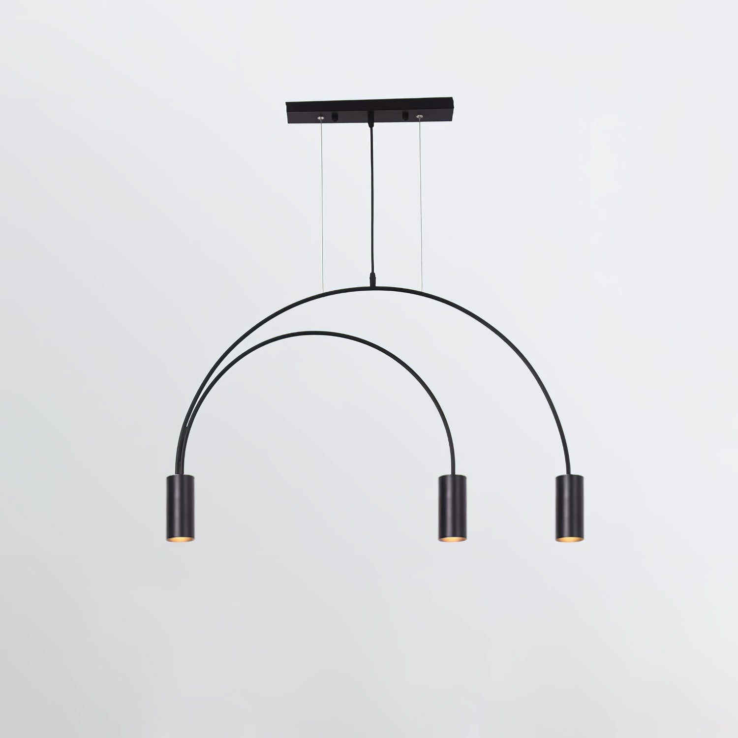 Noriel Pendant Lamp Overlapping Cylinder Minimalist Dining Room-Neutral Decor