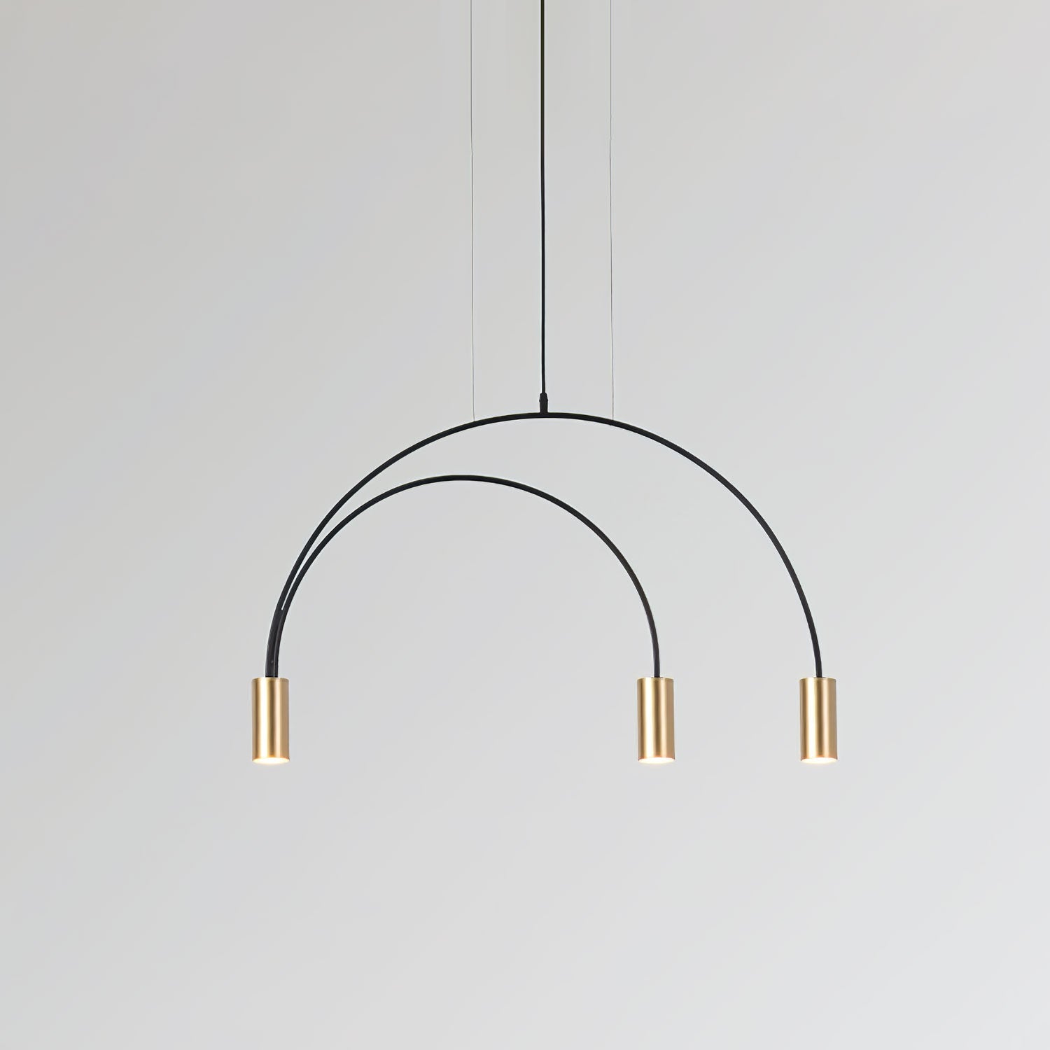 Noriel Pendant Lamp Overlapping Cylinder Minimalist Dining Room-Neutral Decor