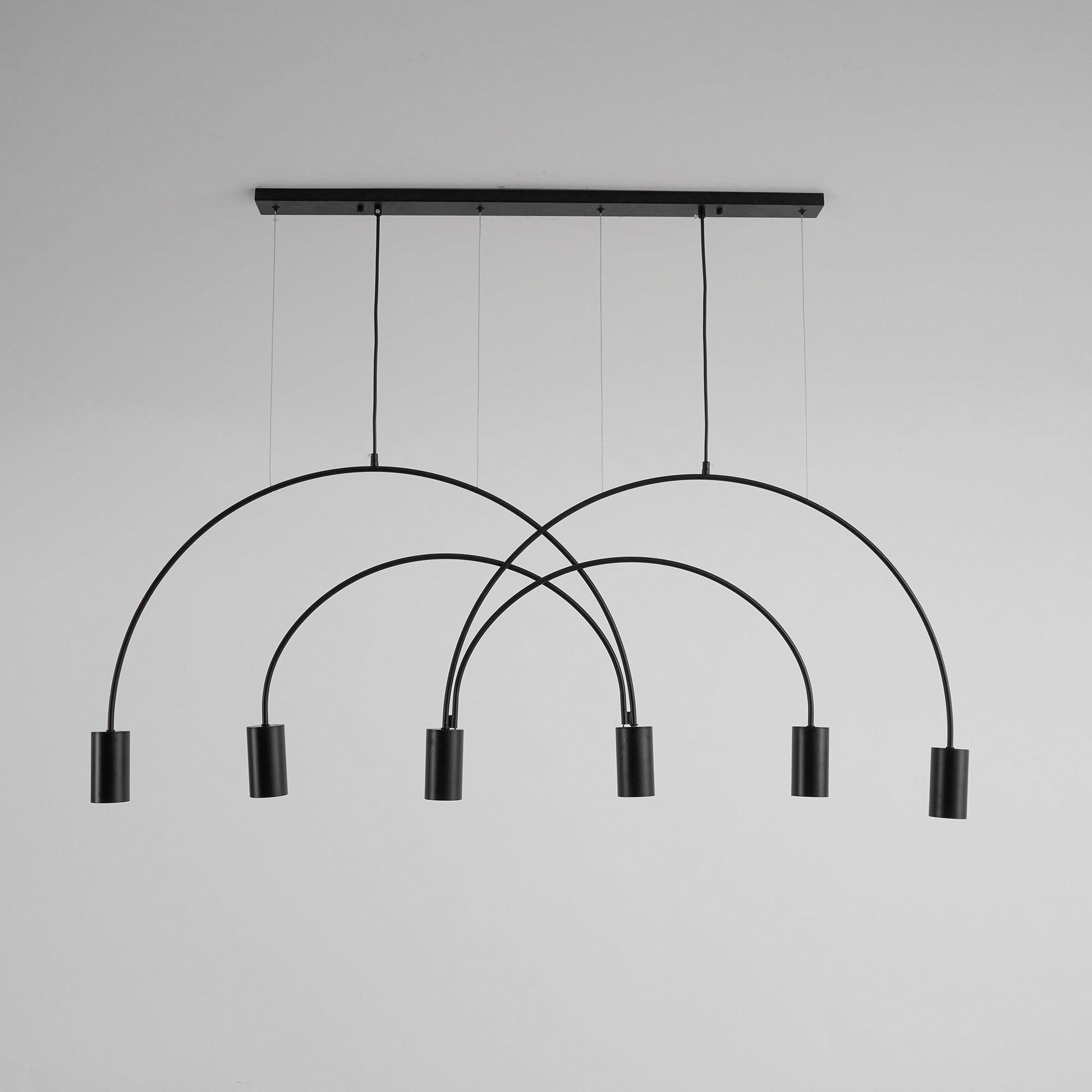 Noriel Pendant Lamp Overlapping Cylinder Minimalist Dining Room-Neutral Decor