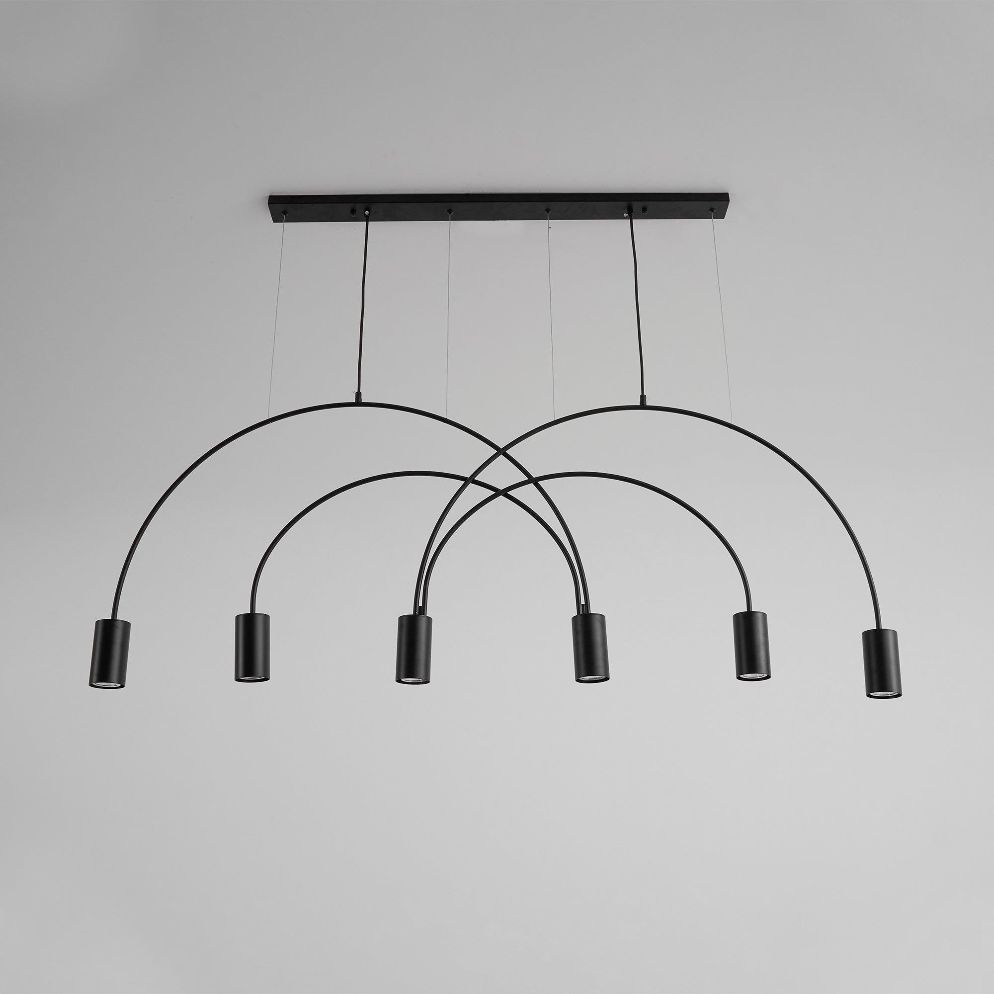 Noriel Pendant Lamp Overlapping Cylinder Minimalist Dining Room-Neutral Decor
