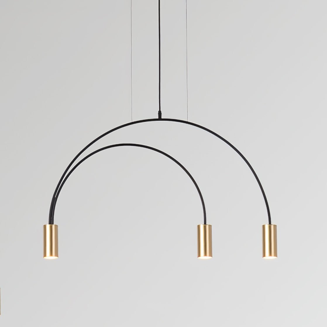 Noriel Pendant Lamp Overlapping Cylinder Minimalist Dining Room-Neutral Decor