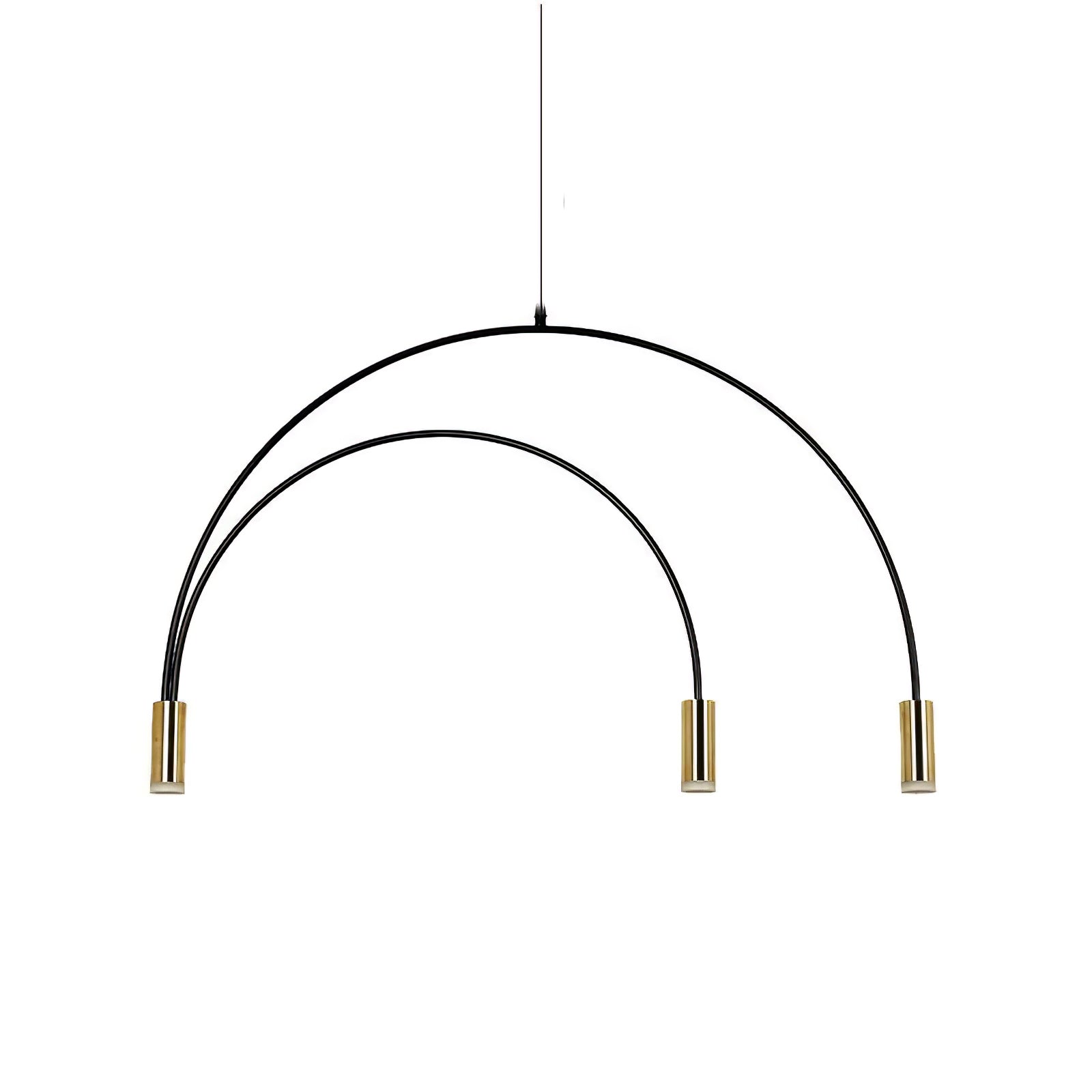 Noriel Pendant Lamp Overlapping Cylinder Minimalist Dining Room-Neutral Decor
