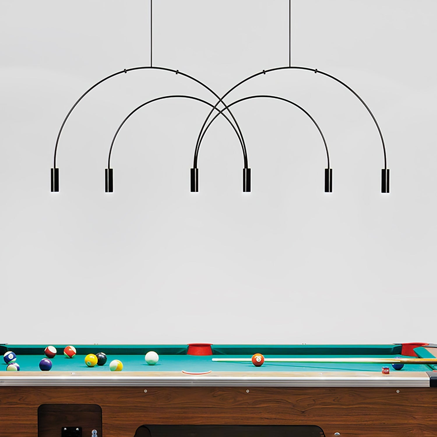 Noriel Pendant Lamp Overlapping Cylinder Minimalist Dining Room-Neutral Decor