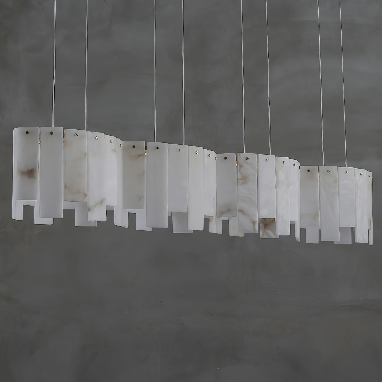 Cavelan Cluster Alabaster Pendant Light-Neutral Decor
