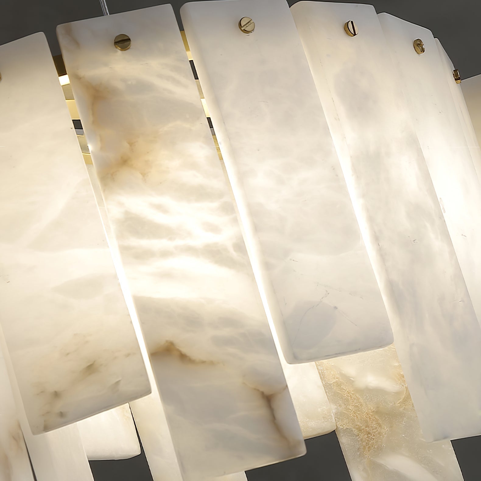 Cavelan Cluster Alabaster Pendant Light-Neutral Decor