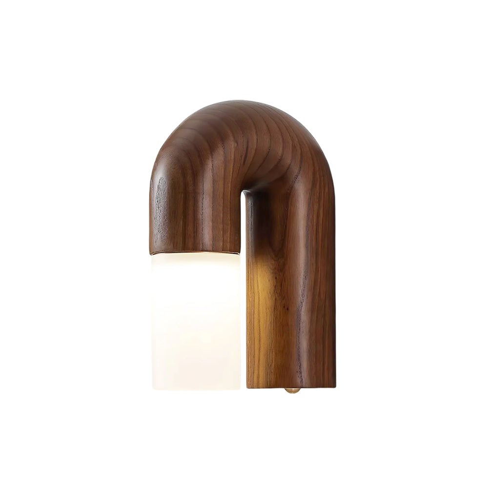 King Modern Minimalist Wood Wall Lamp-Neutral Decor