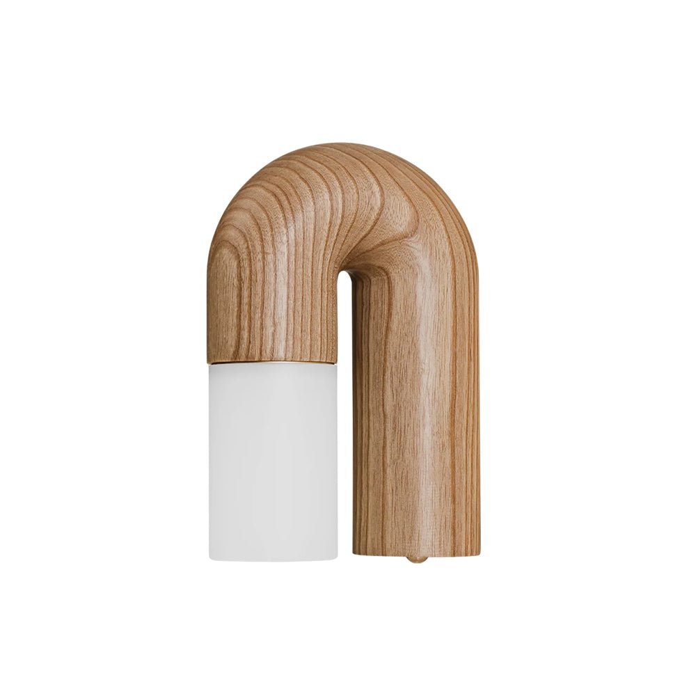King Modern Minimalist Wood Wall Lamp-Neutral Decor