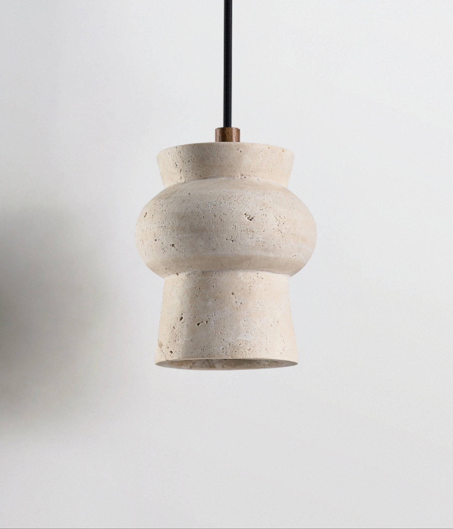 Dynt Timeless Yellow Travertine Pendant Lamp-Neutral Decor