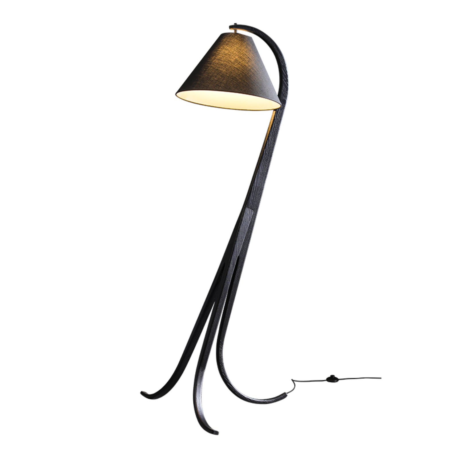 Udorila Curved Wood Floor Lamp-Neutral Decor