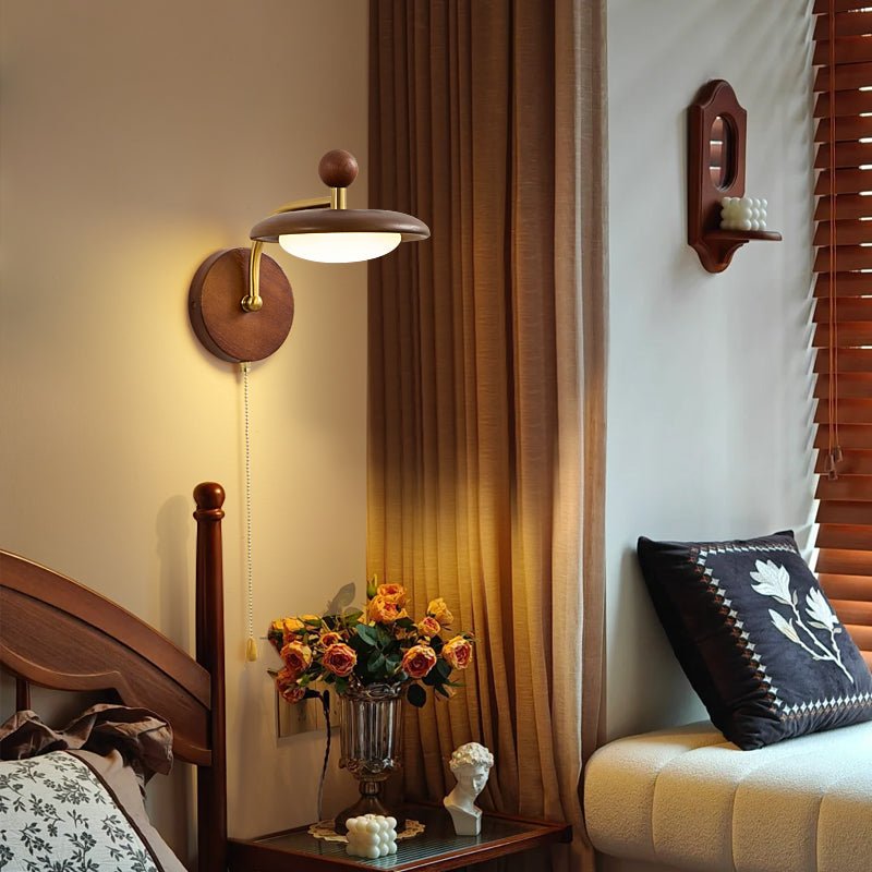 Arcwood Saucer Wall Lamp-Neutral Decor