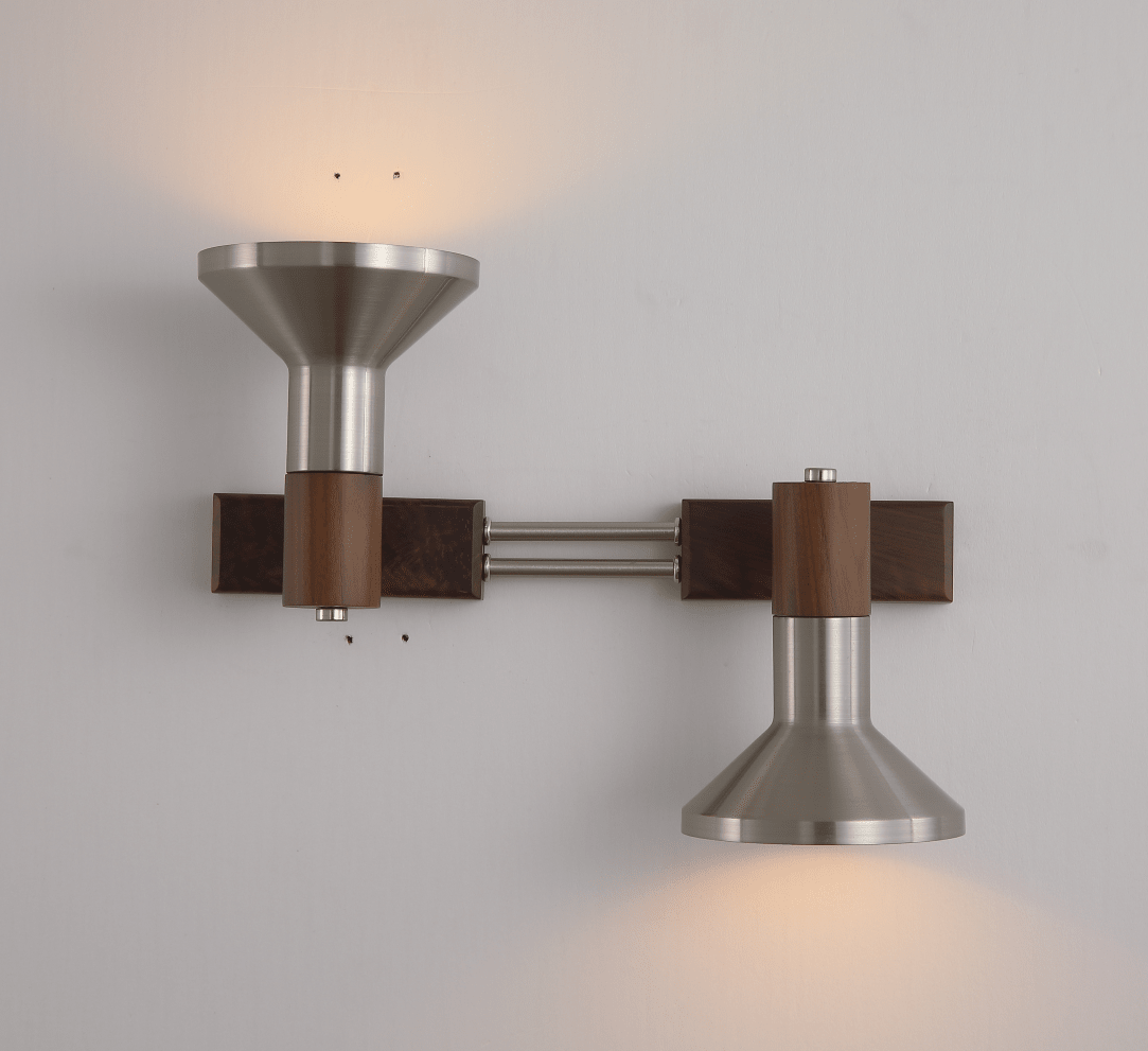 Ardell Dual Spotlight Wall Lamp-Neutral Decor