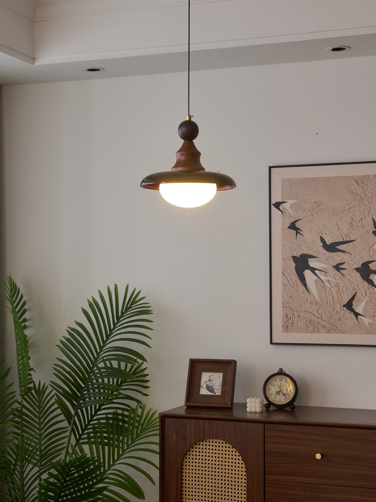 Syraeeth Premium Nordic Art Wood Pendant Light-Neutral Decor