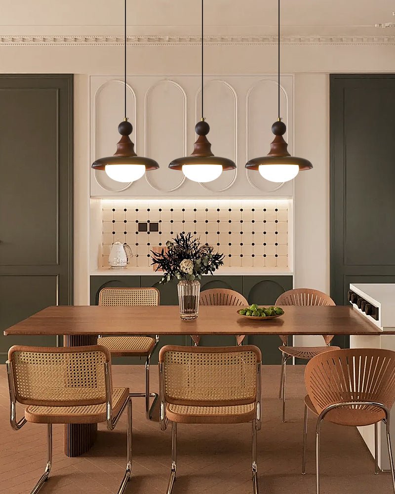 Syraeeth Premium Nordic Art Wood Pendant Light-Neutral Decor
