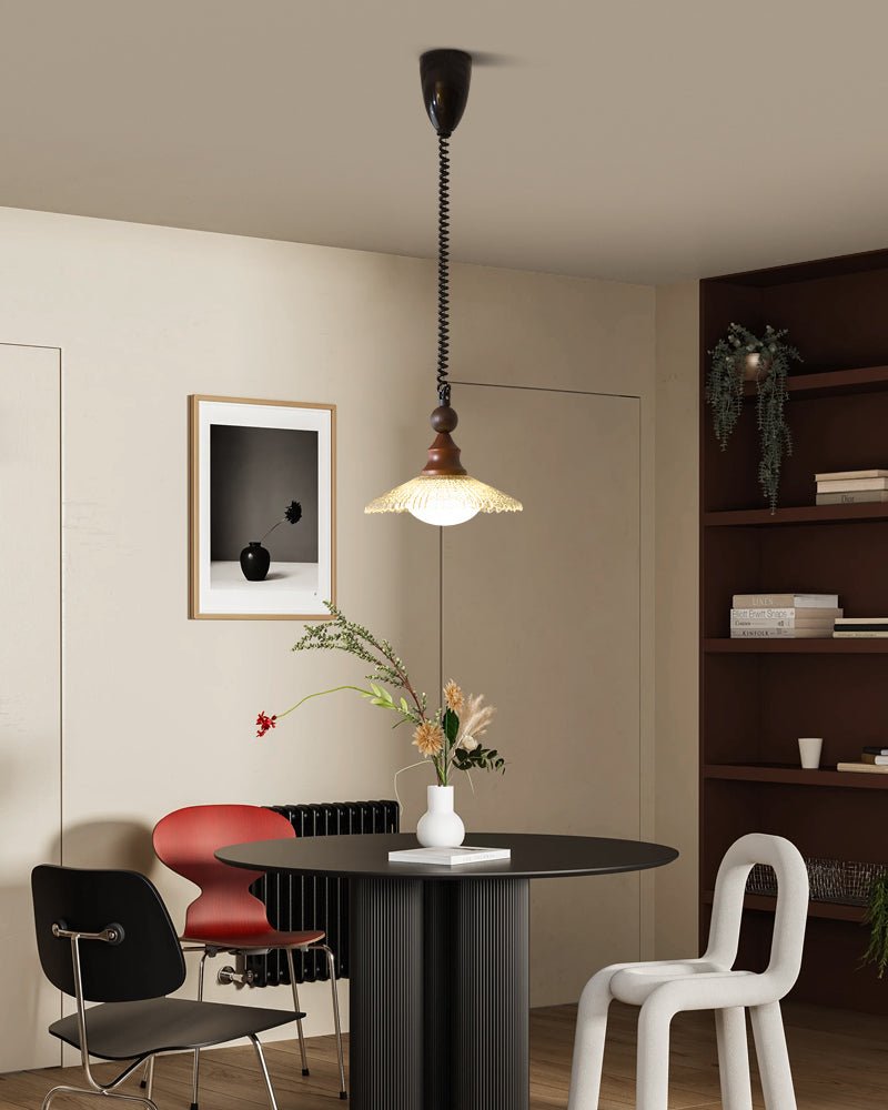 Syraeeth Premium Nordic Art Wood Pendant Light-Neutral Decor