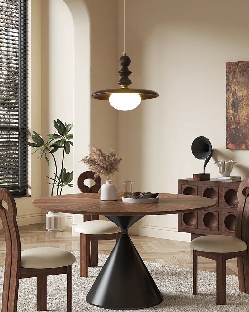 Syraeeth Premium Nordic Art Wood Pendant Light-Neutral Decor