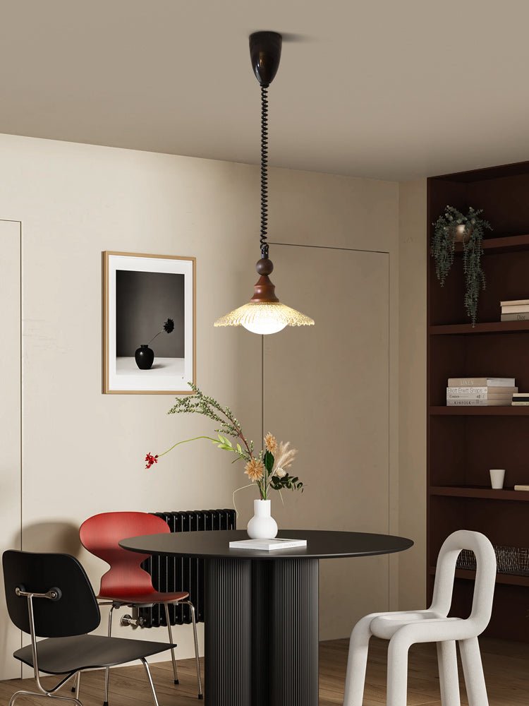 Syraeeth Premium Nordic Art Wood Pendant Light-Neutral Decor