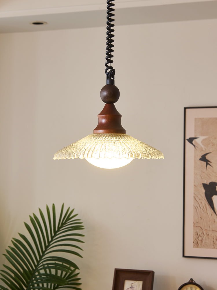 Syraeeth Premium Nordic Art Wood Pendant Light-Neutral Decor