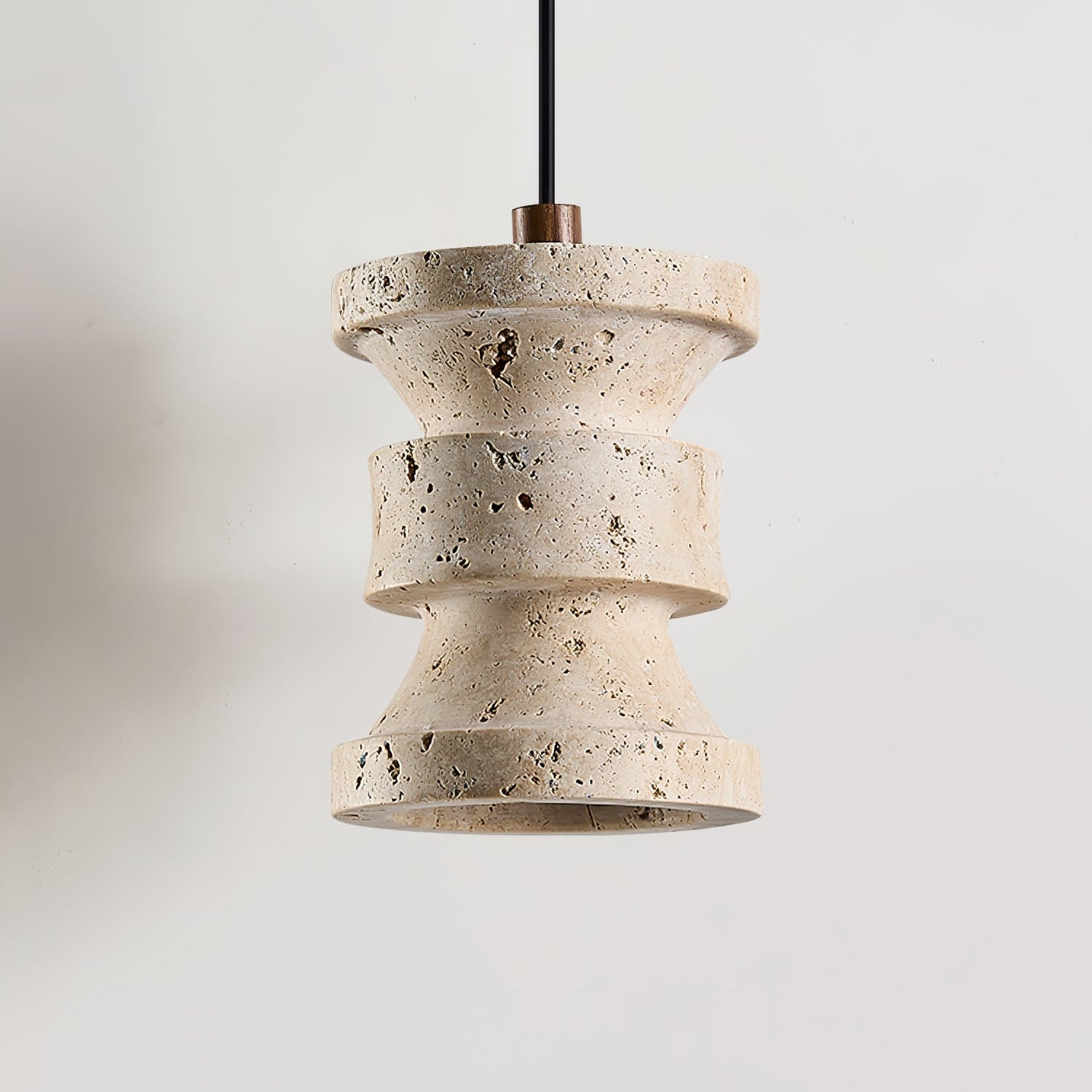 Ardelle Travertine Pendant Lamp-Neutral Decor