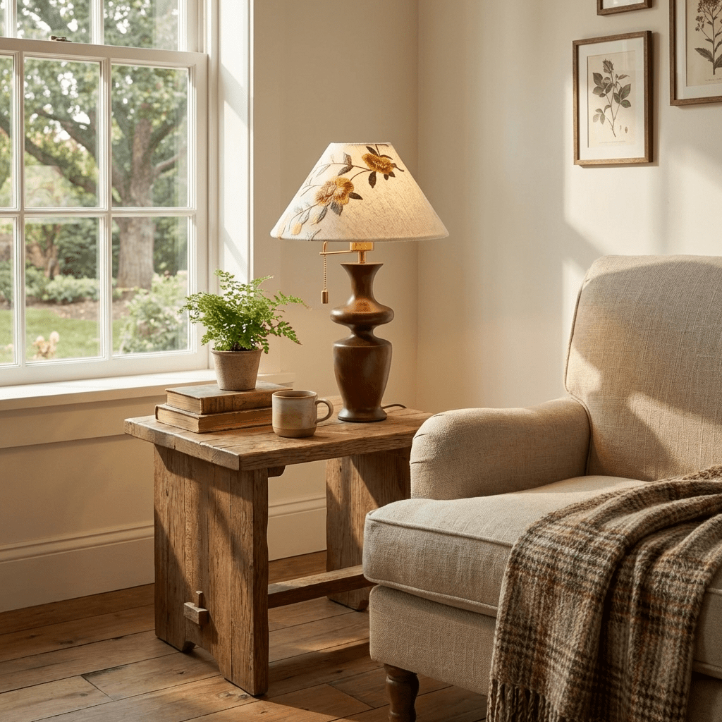 Arden Bloom Table Lamp-Neutral Decor
