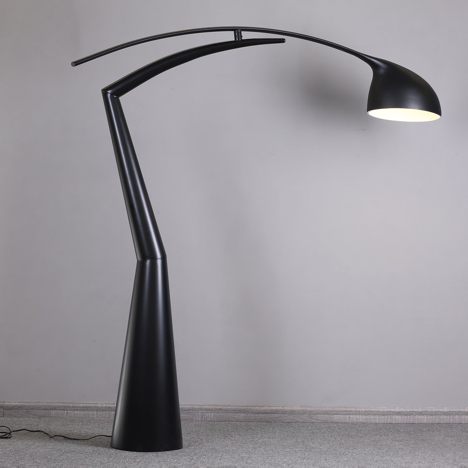 Daniel Plastic Floor Lamp-Neutral Decor